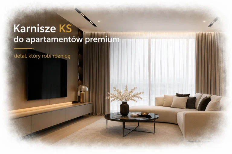 Karnisze KS do apartamentów premium Kraków