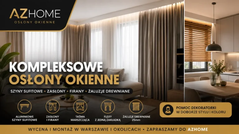 Kompleksowe osłony okienne Kraków.