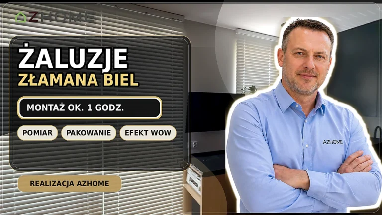 Żaluzje aluminiowe 50 mm Kraków. Realizacja Montaż.