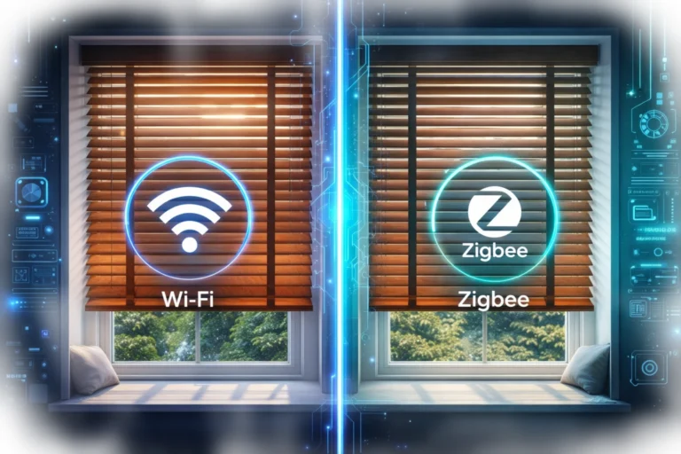 Inteligentne żaluzje drewniane Wi-Fi i Zigbee Kraków
